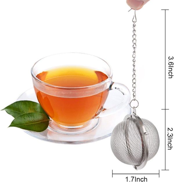 2PCS Stainless Steel Mesh Tea - Image 3