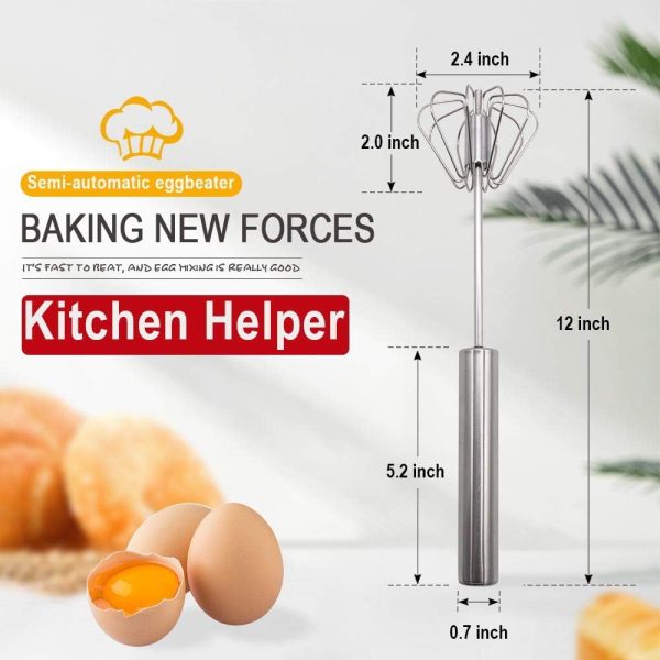 Stainless Steel Eggbeater - Image 3
