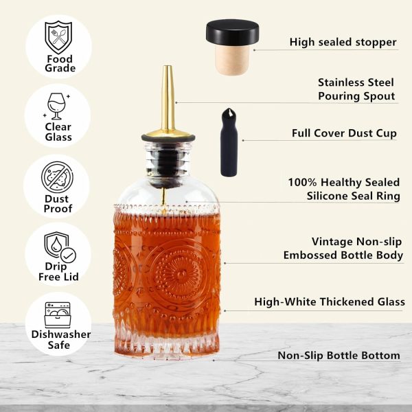 Syrup Dispenser Bottles Set - Image 4