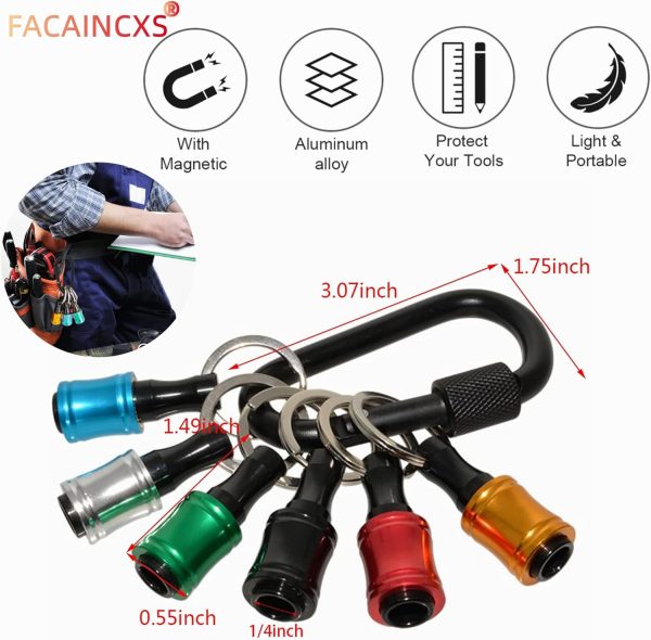 6 Color Drill Extension Bit Holder - Image 2