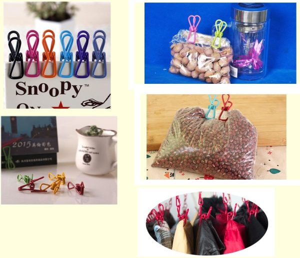30 Pcs 2 Inch 10 Different Random Colors Chip Clips - Image 4