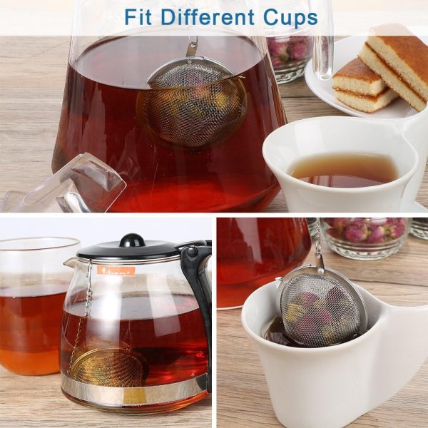 2PCS Stainless Steel Mesh Tea - Image 7