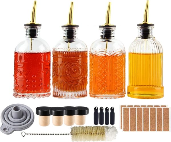 Syrup Dispenser Bottles Set