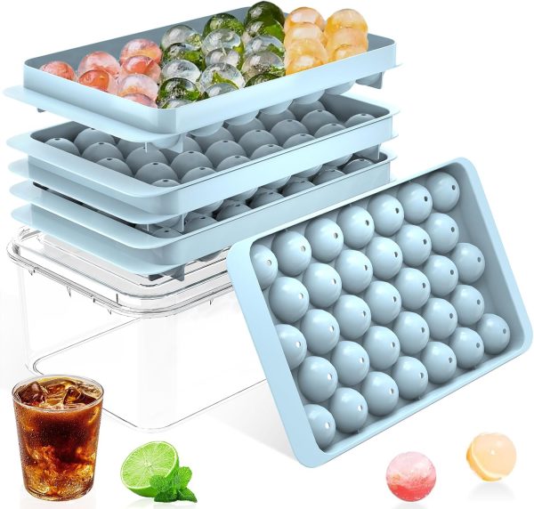 Ice Cube Tray with Lid and Bin - Image 4